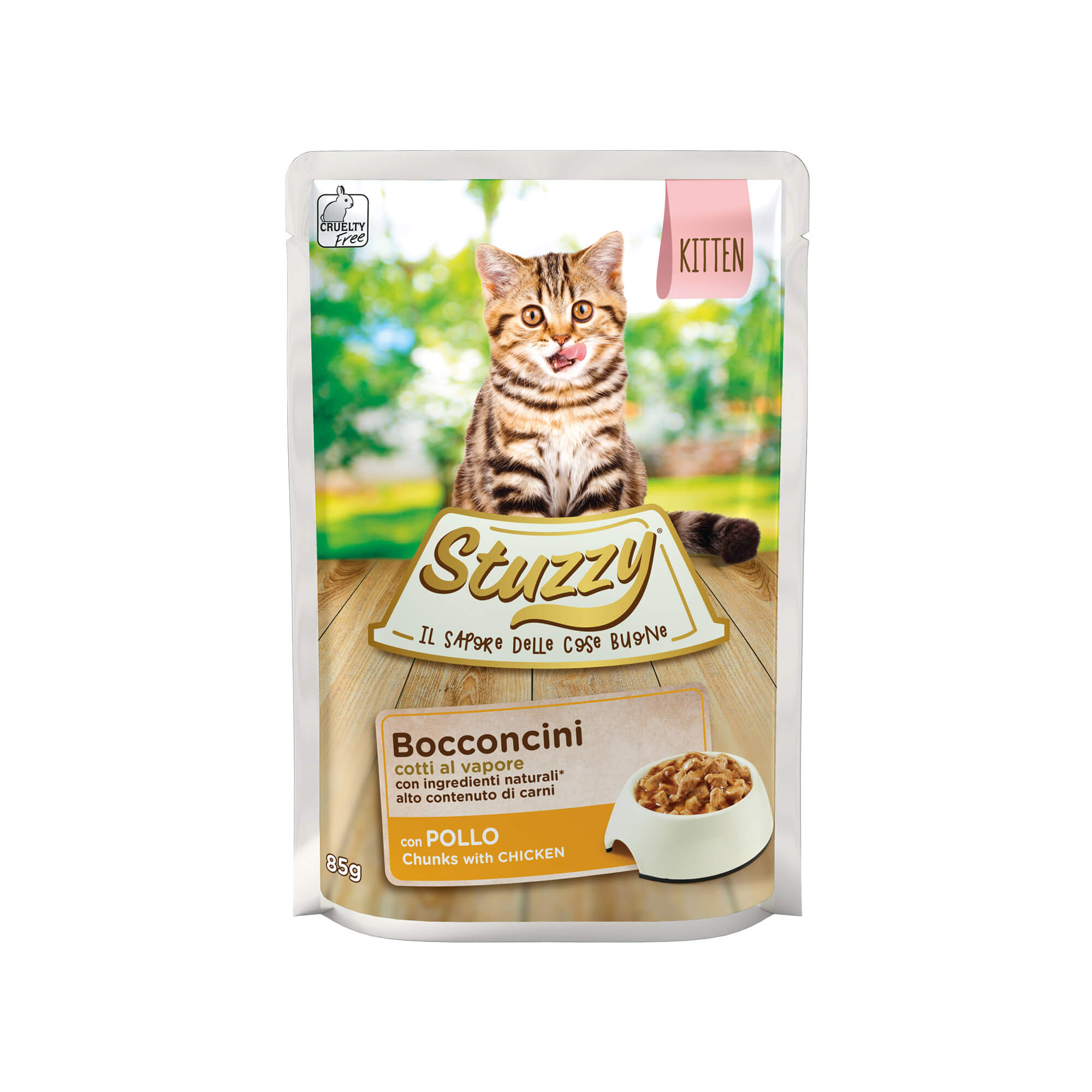 SCM STUZZY CAT KOMADIĆI U UMAKU KITTEN 85g