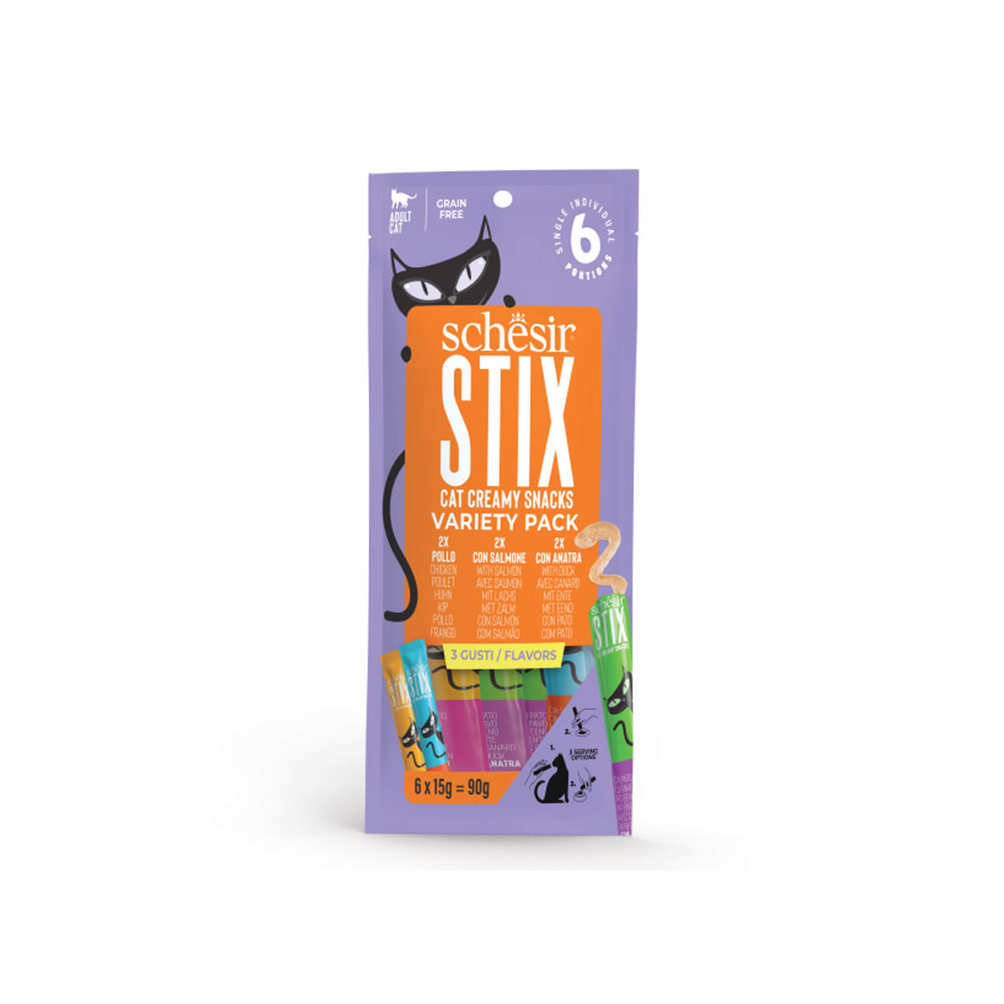 SCM POSLASTICA STIX KREMA PILETINA-PATKA-LOSOS 6X15G
