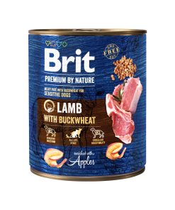 BRIT PREMIUM BY NATURE KONZERVA JANJETINA S HELJDOM 800g
