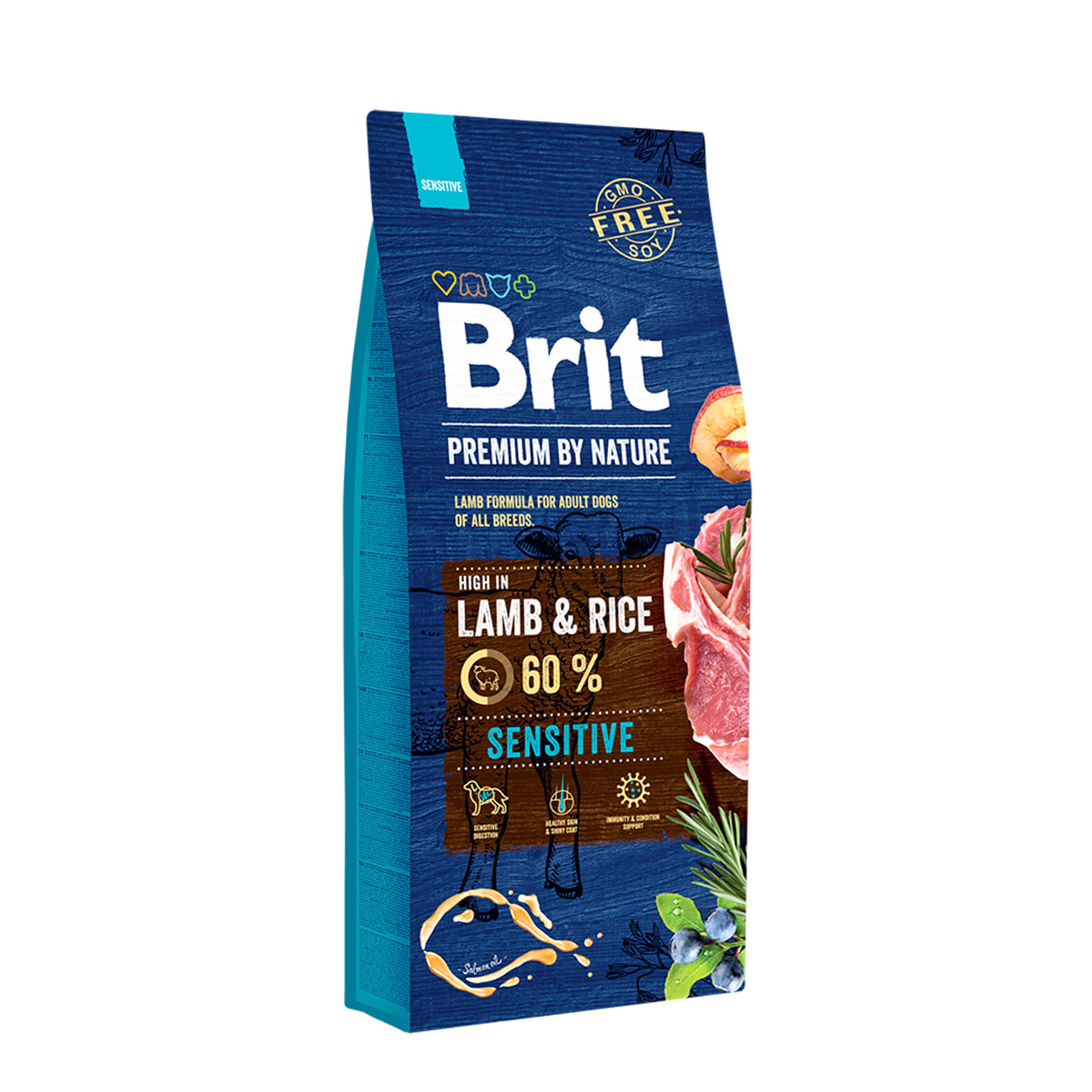 BRIT PREMIUM BY NATURE SENSITIVE LAMB 15kg