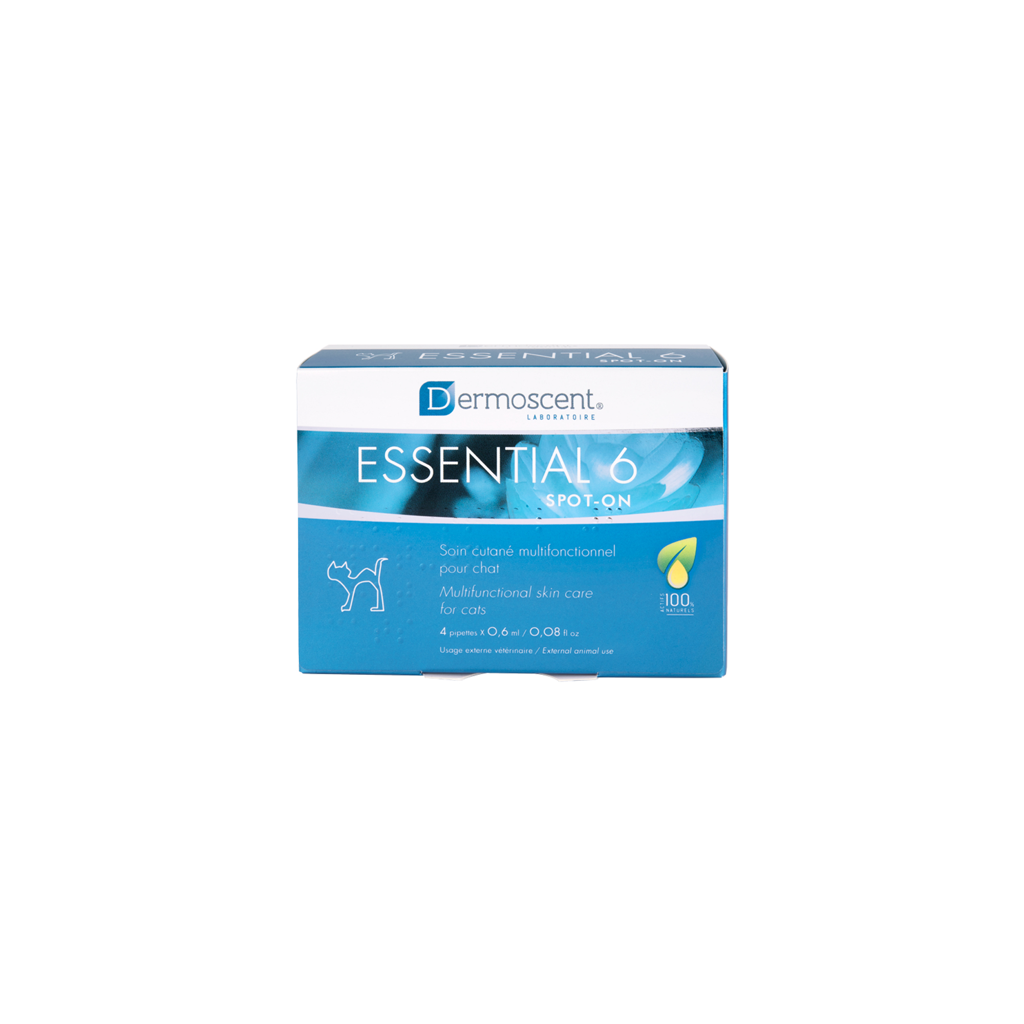 D ESSENTIAL 6-SPOT ON ZA MAČKE 4x0,6ml