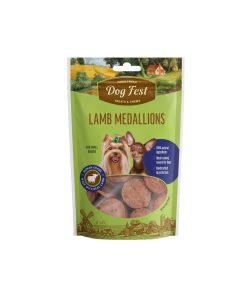 DOG FEST POSLASTICE SMALL MEDALJONI JANJETINA 55g