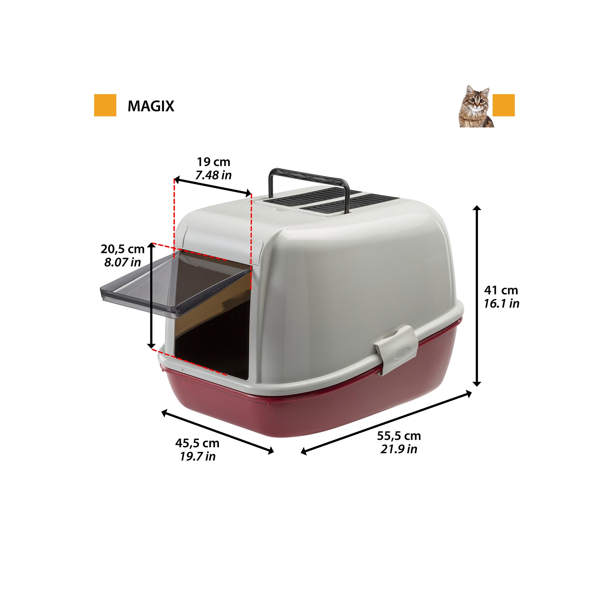 FE WC MAGIX 55,5cmx45,5cmx41cm - Slika 2