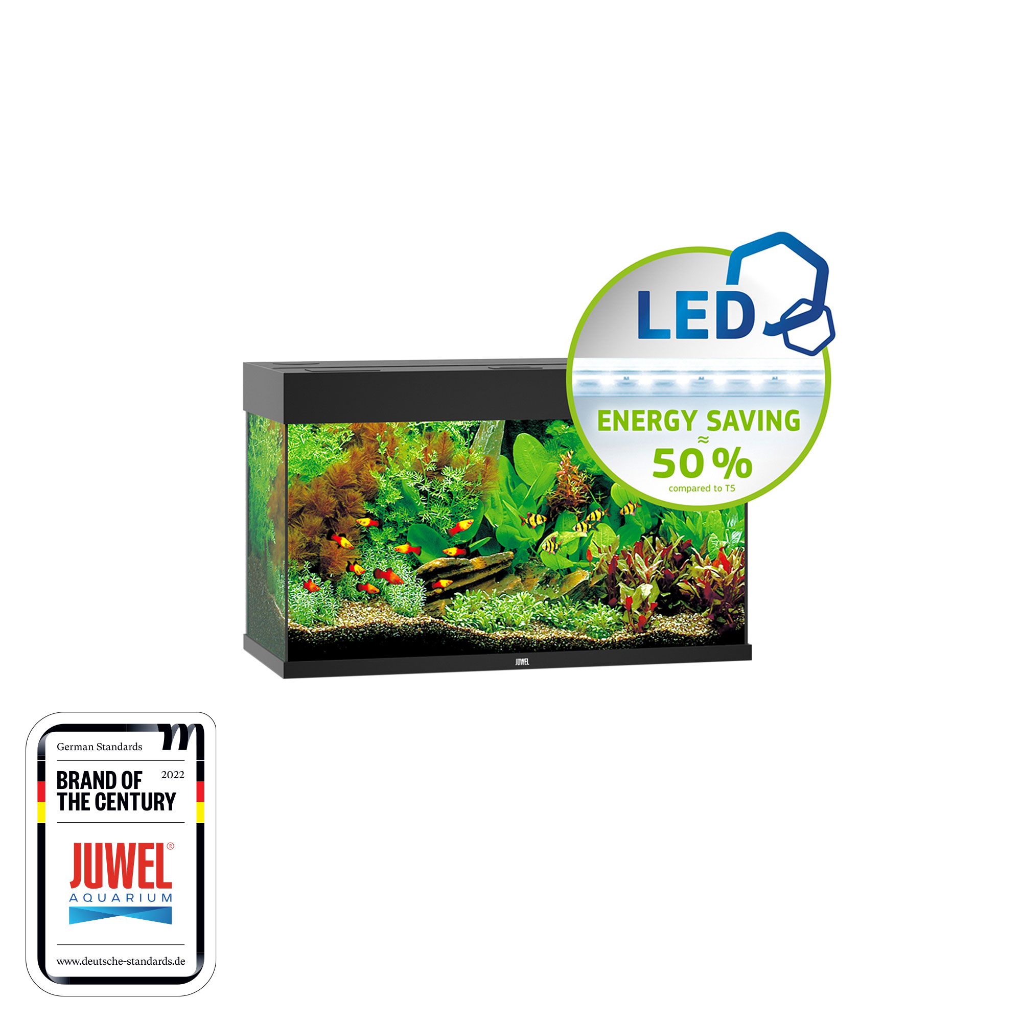 JW RIO 125 AQUARIUM LED BLACK