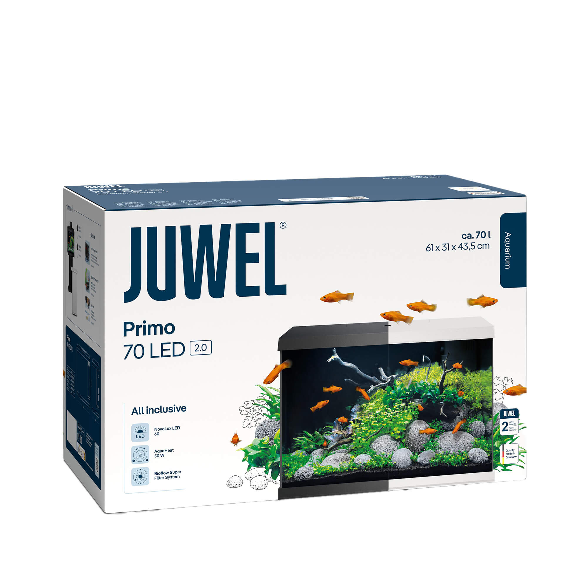 JW PRIMO 70 2.0 AQUARIUM BLACK INT