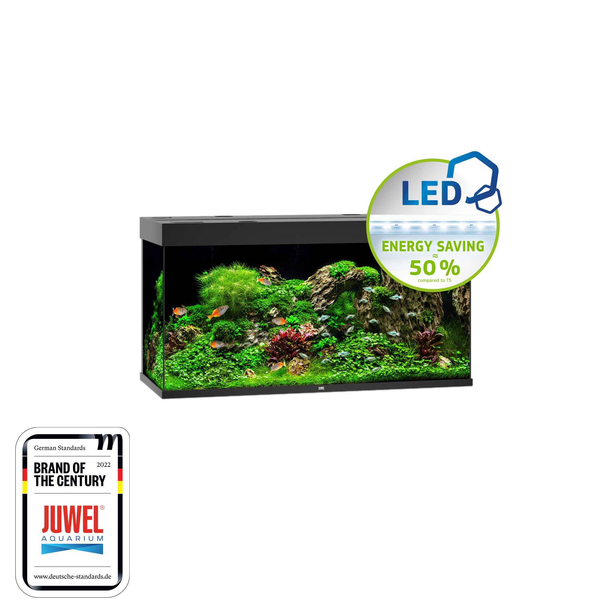 JW RIO 350 AQUARIUM LED BLACK
