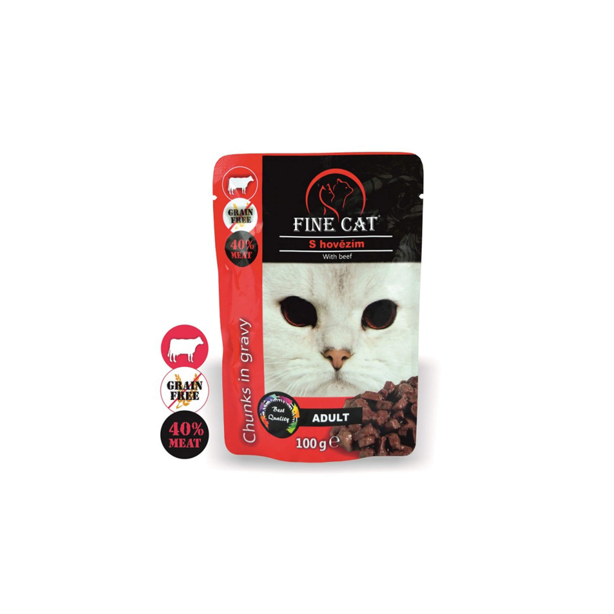 RDC FINE CAT GF GOVEDINA KOMADIĆI U UMAKU 100gr