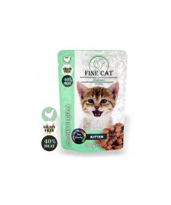 RDC FINE CAT GF KITTEN PILETINA KOMADIĆI U UMAKU 100gr