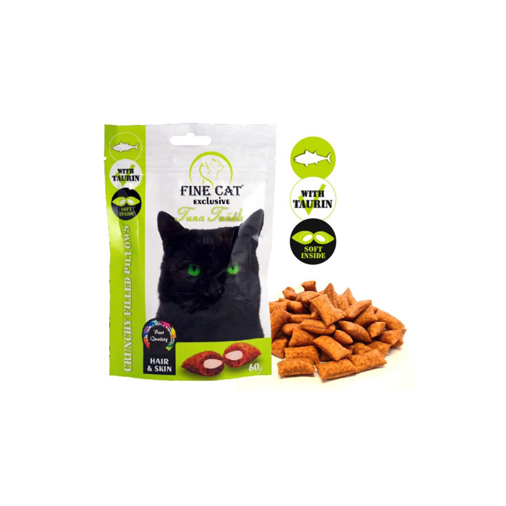RDC FINE CAT POSLASTICA JASTUČIĆI TUNA HAIR & SKIN 60gr