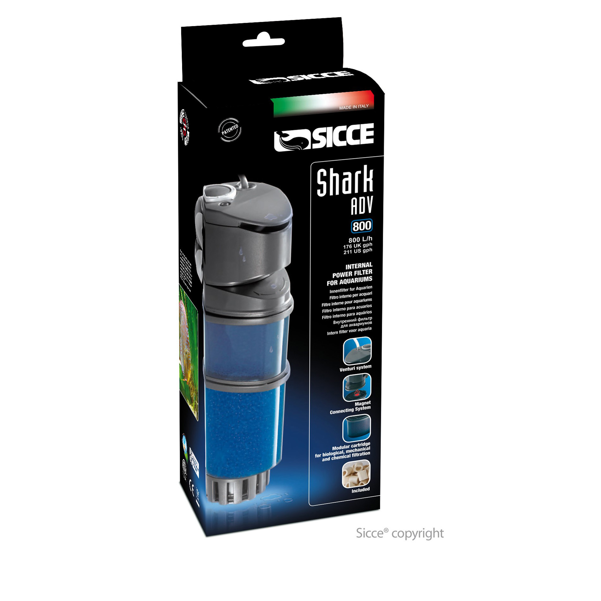 S FILTER SHARK ADV 800 EU 230V 50Hz