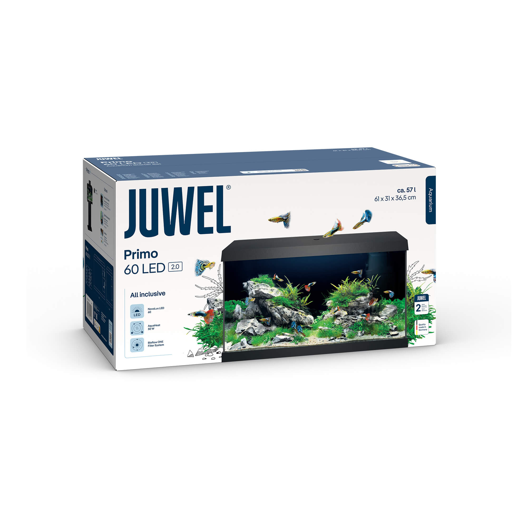 JW PRIMO 60 2.0 AQUARIUM BLACK INT
