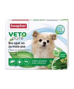 Beaphar Bio Spot On za male pse, 3 pipete